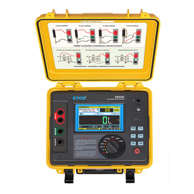 Xtester-ETCR3520C-15KV,30TΩ,7mA High voltage Insulation Resistance Tester,megger,megaohmmeter-Xtester.cn