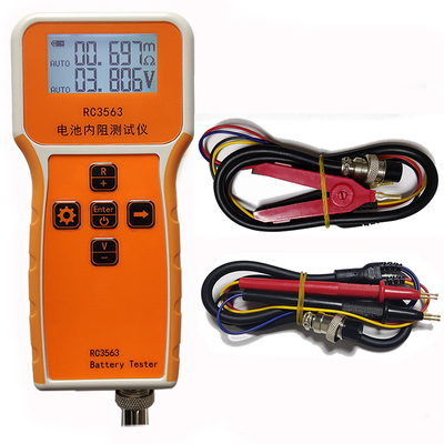 Xtester-RC3563 High-precision Battery Internal Resistance Detector True Four-wire AC Lithium Lead Acid Lithium Car Battery Tester,Portable AC Internal Resistance Tester (ACR@1KHz) for All Batteries 0-