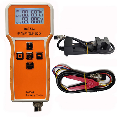 Xtester-RC3563 High-precision Battery Internal Resistance Detector True Four-wire AC Lithium Lead Acid Lithium Car Battery Tester,Portable AC Internal Resistance Tester (ACR@1KHz) for All Batteries 0-