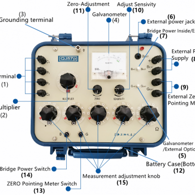 Xtester-QJ57P High Accuracy DC resistance Dual Bridge(Kelvin Bridge)