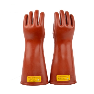 Xtester-S020-20KV high voltage Electrician Prevent Electric Natural Rubber Insulated Insulating Gloves