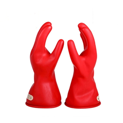 Xtester-R005-5KV high voltage Electrician Prevent Electric Natural Insulated Insulating Gloves-Latex