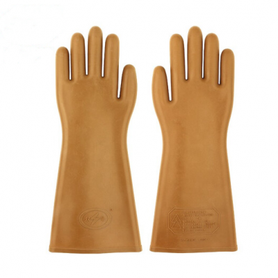 Xtester-S005-5KV high voltage Electrician Prevent Electric Natural Rubber Insulated Insulating Gloves