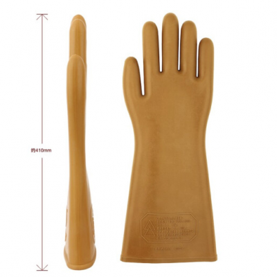 Xtester-S005-5KV high voltage Electrician Prevent Electric Natural Rubber Insulated Insulating Gloves