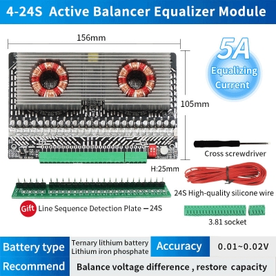Xtester-lithium battery pack transformer inverter active equalization module