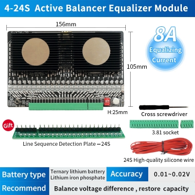Xtester-lithium battery pack transformer inverter active equalization module