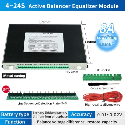 Xtester-lithium battery pack transformer inverter active equalization module