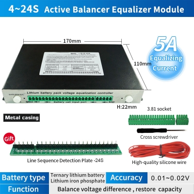 Xtester-lithium battery pack transformer inverter active equalization module