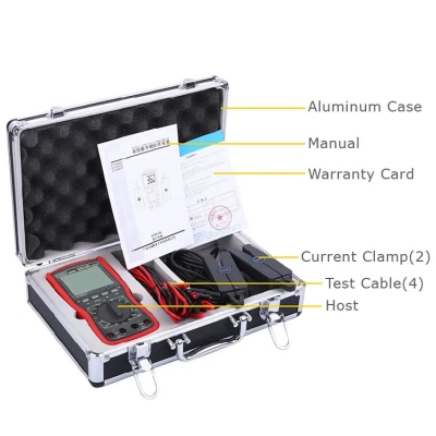 Xtester-ETCR4000 High Precision Handheld Double Clamp Digital Phase Voltmeter