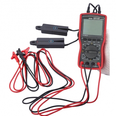 Xtester-ETCR4000 High Precision Handheld Double Clamp Digital Phase Voltmeter