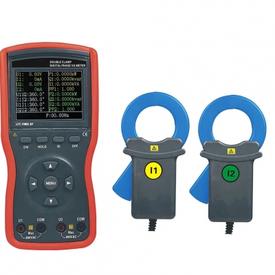 Xtester-ETCR4020 Large Caliber Intelligent Double Clamp Phase Voltammeters Digital Ammeter And Voltmeter