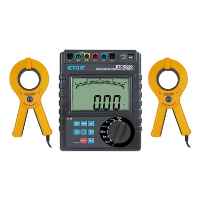 Xtester-ETCR3200 Double Clamp Multi-function Grounding Resistance Tester,Earth ground tester,GEO Tester