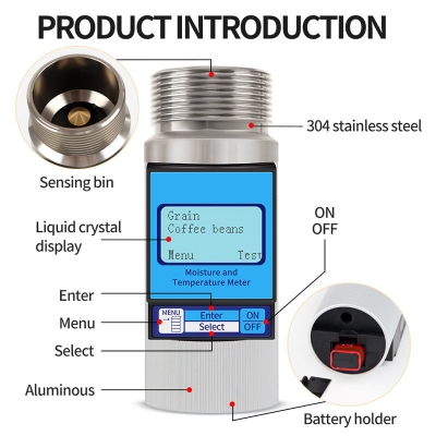 Musktool- SKZ111B-2 rapid coffee beans Cocoa beans moisture meter portable grain moisture tester