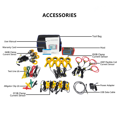 Musktool- ETCR5200 Mini Power Quality Analyzer
