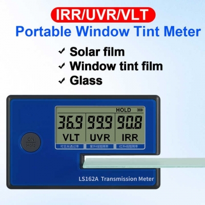 Musktool- LS162 Window Tint Meter Film UV Blocking IR Rejection Transmission Meter