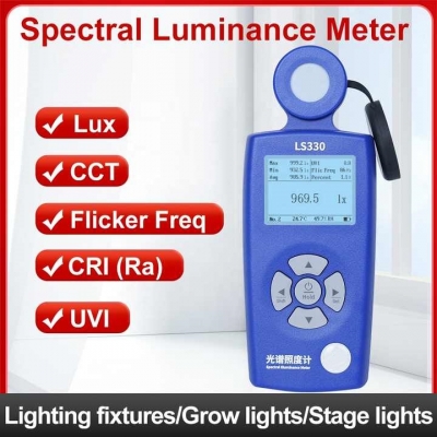 Musktool- LS330 CRI Ra CCT SDCM UVI UV Index Lux Tester