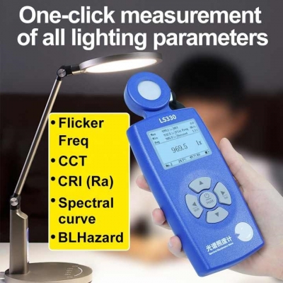 Musktool- LS330 CRI Ra CCT SDCM UVI UV Index Lux Tester