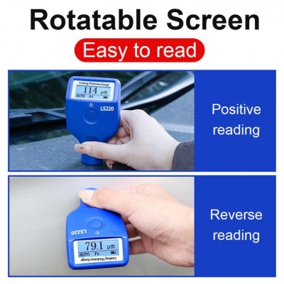 Musktool- LS220 Car Paint Detector Coating Thickness Meter Measuring Device