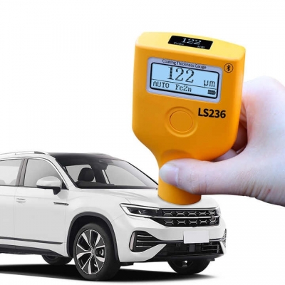 Musktool- LS236 Portable Coating Thickness Gauge Dual Screen Car Paint Checker Meter
