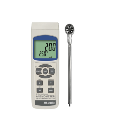 Musktool- AM-4233SD Mini vane  Air flow ( CMM  CFM ) ANEMOMETER