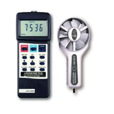 Musktool- AM-4206M ANEMOMETER Achieve Precision and Versatility with a High-Performance Metal Vane Anemometer