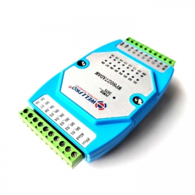 Musktool- WP8027ADAM 16 channels Digital output module RS485 MODBUS RTU Communications Optocoupler isolated