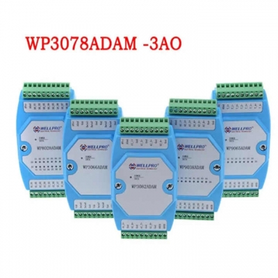 Musktool- WP3078ADAM Wellpro RS485 MODBUS RTU Communications 4-20MA Digital Input Analog Output Module