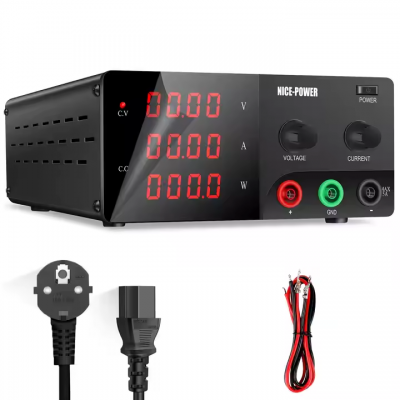 Musktoo-NICE-POWER 30V 30A 900W High Power Bench Power Supply Battery Charging OCP Reverse Charging protection Storage Memory R-SPS3030C