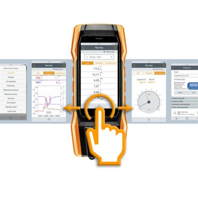 Musktool-Original and Brandnew Testo 300 Flue Gas Tester (O2, CO up to 4,000 Ppm) Digital Flue Gas Analyzer Testo 300 Kit
