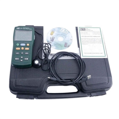 Musktool-Handheld Solar Power Meter Tester TES-132 400-1Knm Range 2000W/m2 & 634Btu/(ft2h) Data Logger SD Card 2G USB TES132