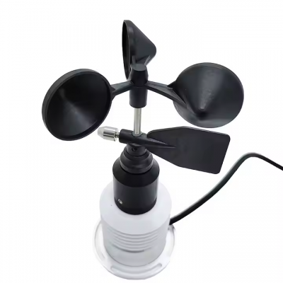 Musktool-CE Small Wind Speed and Direction Anemometer Air Temperature Humidity Pressure Weather Station With 5 Outdoor Weather Sensors