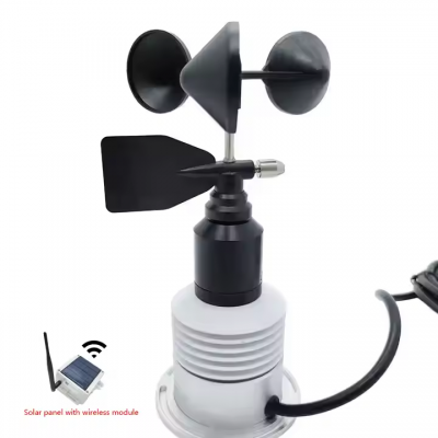 Musktool-CE Small Wind Speed and Direction Anemometer Air Temperature Humidity Pressure Weather Station With 5 Outdoor Weather Sensors