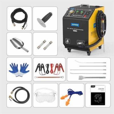 Musktool-Wholesale AUTOOL HTS705 110V 220V Auto Car Dry Ice Blasting Cleaning Machine Blaster Carbon Cleaner
