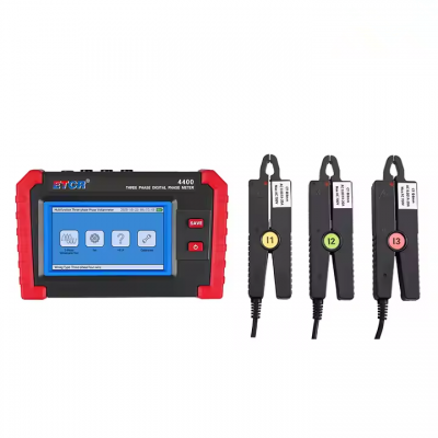Musktool-ETCR4400 Automatic Measurement Possible Colorful Touch Screen 3-Phase Phase Voltammeter