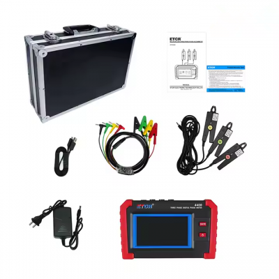 Musktool-ETCR4400 Automatic Measurement Possible Colorful Touch Screen 3-Phase Phase Voltammeter