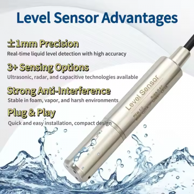 Musktool-SCO2 0-5M Measuring Range 4-20mA Submersible Water Pressure Tank Level Sensor Piezometer