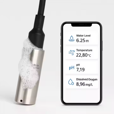Musktool-SCO2 0-5M Measuring Range 4-20mA Submersible Water Pressure Tank Level Sensor Piezometer