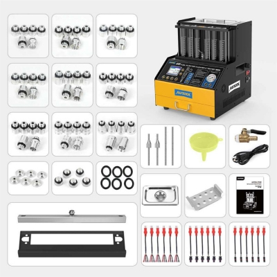 Musktool-220V 110V AUTOOL CT500 Ultrasonic Fuel Injector Cleaner & Tester Non-Dismantle Cleaning for EFI, SFI, GDI Injectors