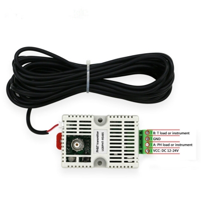 Musktool-TDS EC Transmitter 4-20mA RS485 0-5V 0-10V Analog PH Temperature Sensor Combination Ph Electrode