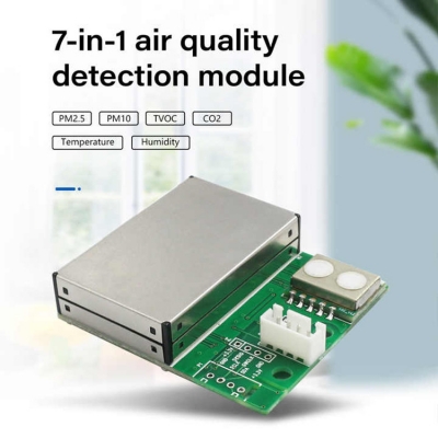 Musktool-PM2.5 PM10 TVOC CO2 Formaldehyde Detector Meter Indoor Air Pollution Sensor Air Quality Monitor