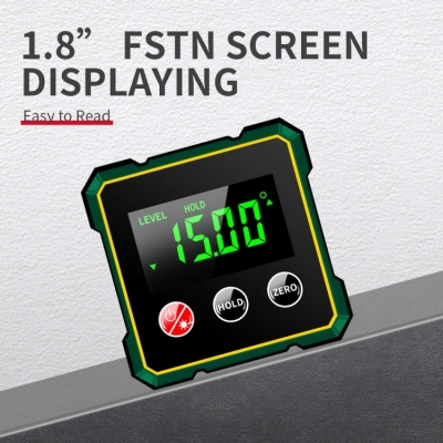 Musktool- JC-100-4 Multifunction Measurable Angles and Slopes, Digital Level, Box Angle Detector, Slope Gauge, Cube Protractor, Inclinometer, Inclination Ruler