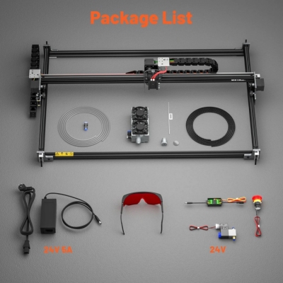 Musktool- NEJE 3 MAX V2 E80 Laser Cutting Machine Metal 130W 790-470mm Acrylic Wood Laser Cutter Laser Engraving Machine