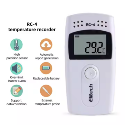 Musktool-RC-4 Digital USB Temperature Data Logger Built-in NTC Sensor High Precision Thermometer Data Logger