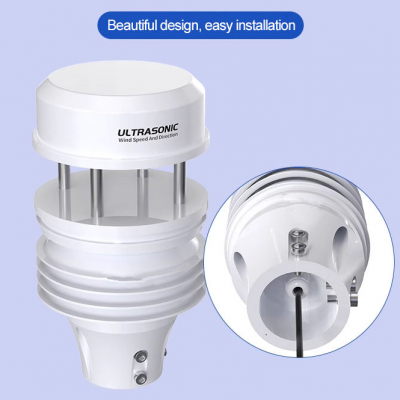 Musktool-RS485 Economical Weather Monitoring Anemometer Ultrasonic Wind Speed Sensor
