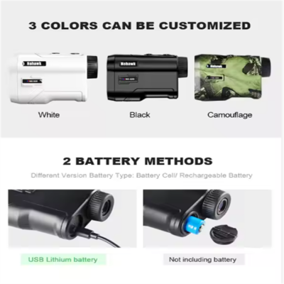 Musktool-NKG-1000-G-LI-W-L-Range Finder Laser Range Finder 6.5X Magnification Rechargeable Golf Rangefinder with Slope Flag Pole Locking Vibration Function