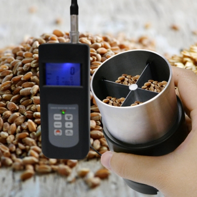 Musktool-Digital Handheld Hygrometer Grain Humidity Color Coded LED Light 36 Species Grain Moisture Meter Checked Coffee Soya Bean Wheat