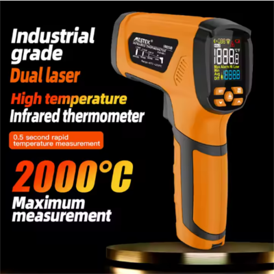 Musktool-40 to 2000C Digital Infrared Thermometer Gun Electronic Hygrometer for Temperature Measurement in Industry OEM Customizable