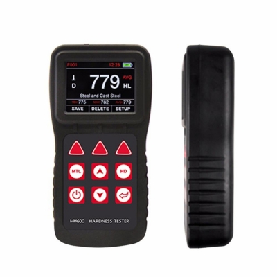 Musktool-Mitech MH600 Portable Leeb Hardness Meter 6 Impact Devices IP65 Metal 170~960HLD Chinese-English Metallic with Carrying Case