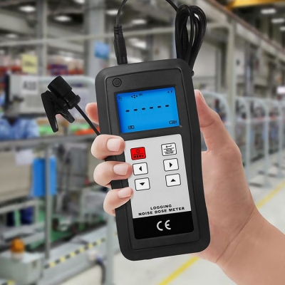 Musktool-High Quality Decibel Tester Keypad Lock Protected Simple Operation 60 to 130dB 50 Data Storage Personal Logging Noise Dose Meter