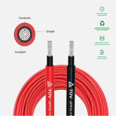 Musktool-pv-4mm-Pv Wire Cables Solar 1.2.5/4/6/0/16mm H1z2z2-k Type 5 Tinned Copper Flexible Dc Solar Cable